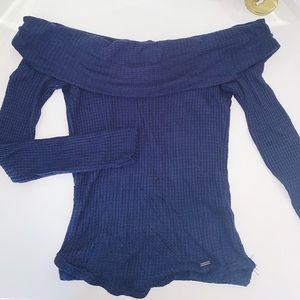 Hollister off the shoulder thermal